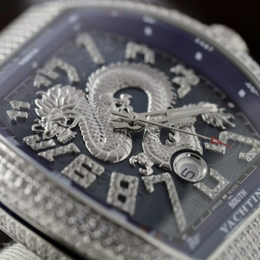 Custom Franck Muller V45 Blue - Swiss FM03 - Image 4