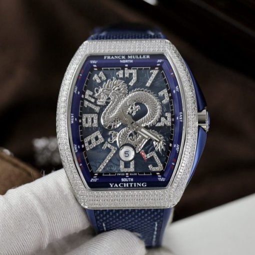 Custom Franck Muller V45 Blue - Swiss FM03