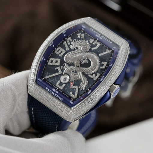 Custom Franck Muller V45 Blue - Swiss FM03 - Image 6