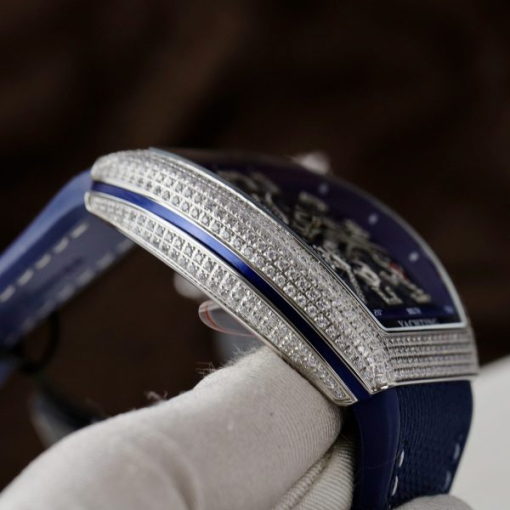 Custom Franck Muller V45 Blue - Swiss FM03 - Image 9