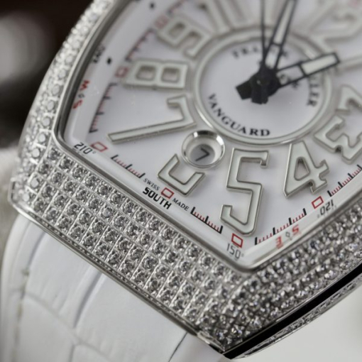 Custom Franck Muller V45 White - Swiss FM02 - Image 3