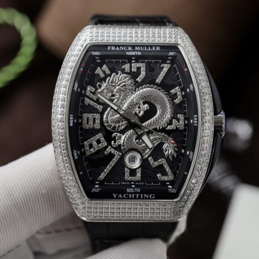 Custom Franck Muller V45 Black - Swiss FM04