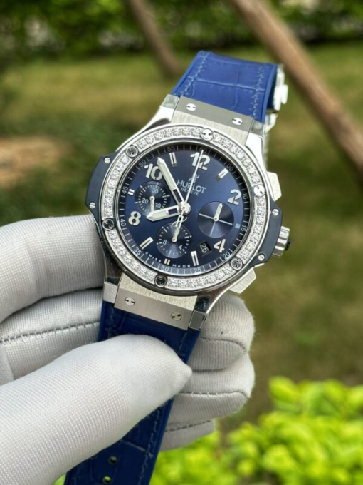 Custom Hublot Big Bang Blue - Swiss Hublot40 - Image 5