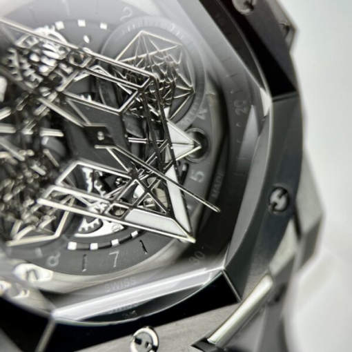 Custom Hublot Big Bang Sang Bleu II Black - Swiss Hublot44 - Image 3