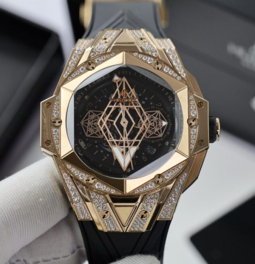 Custom Hublot Big Bang Sang Bleu II King Gold - Swiss Hublot31 - Image 2