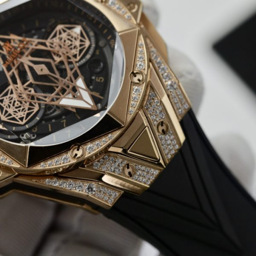 Custom Hublot Big Bang Sang Bleu II King Gold - Swiss Hublot31 - Image 9