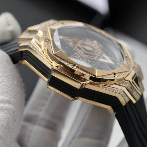 Custom Hublot Big Bang Sang Bleu II King Gold - Swiss Hublot31 - Image 6