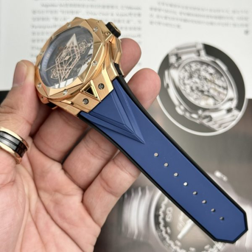 Custom Hublot Big Bang Sang Bleu II King Gold Blue - Swiss Hublot36 - Image 7