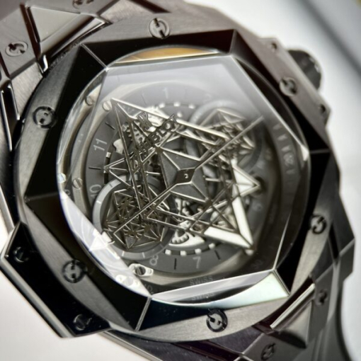 Custom Hublot Big Bang Sang Bleu II Black - Swiss Hublot44 - Image 4