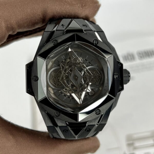 Custom Hublot Big Bang Sang Bleu II Black - Swiss Hublot44