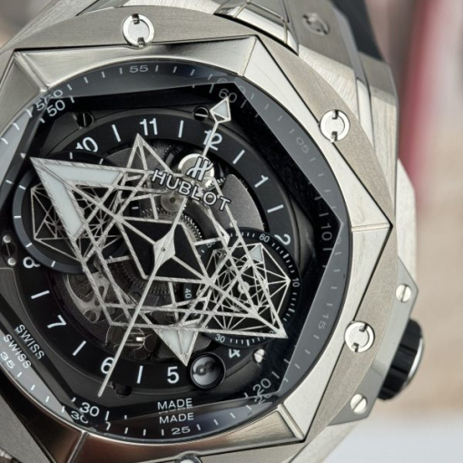 Custom Hublot Big Bang Sang Bleu II Titanium Black - Swiss Hublot33 - Image 2