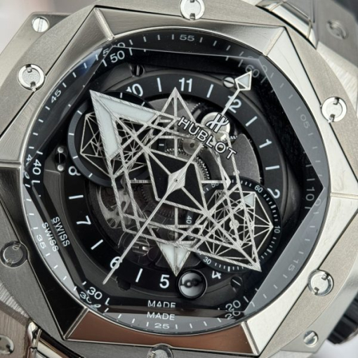 Custom Hublot Big Bang Sang Bleu II Titanium Black - Swiss Hublot33 - Image 6