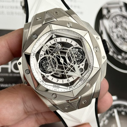 Custom Hublot Big Bang Sang Bleu II Titanium White - Swiss Hublot35 - Image 2