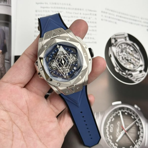 Custom Hublot Big Bang Sang Bleu II Titanium Blue - Swiss Hublot34