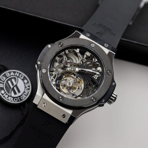 Custom Hublot Big Bang Tourbillon Black - Swiss Hublot30 - Image 3