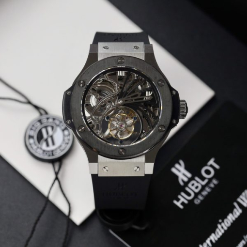 Custom Hublot Big Bang Tourbillon Black - Swiss Hublot30