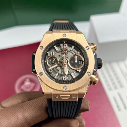 Custom Hublot Big Bang Unico King Gold - Swiss Hublot46 - Image 3