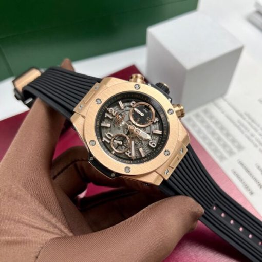 Custom Hublot Big Bang Unico King Gold - Swiss Hublot46 - Image 2