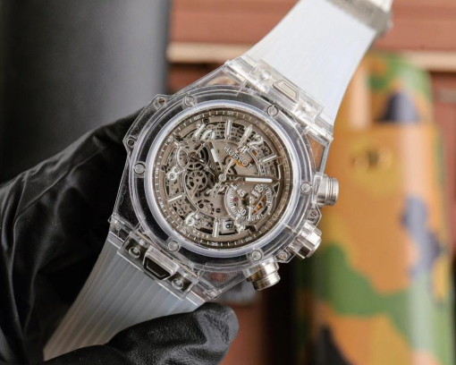 Custom Hublot Big Bang Unico Sapphire White - Swiss Hublot43 - Image 2