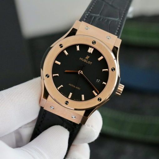 Custom Hublot Classic Fusion King Gold Black - Swiss Hublot10 - Image 2