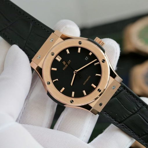 Custom Hublot Classic Fusion King Gold Black - Swiss Hublot10 - Image 3