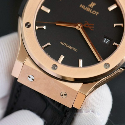 Custom Hublot Classic Fusion King Gold Black - Swiss Hublot10 - Image 4