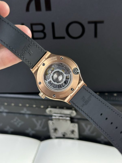 Custom Hublot Classic Fusion King Gold Black Dial - Swiss Hublot18 - Image 6