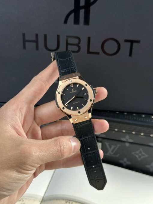 Custom Hublot Classic Fusion King Gold Black Dial - Swiss Hublot18 - Image 8