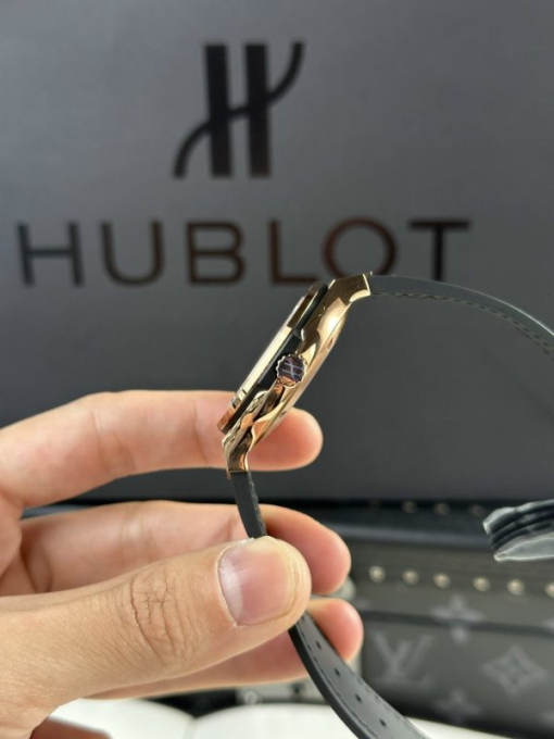 Custom Hublot Classic Fusion King Gold Black Dial - Swiss Hublot18 - Image 9