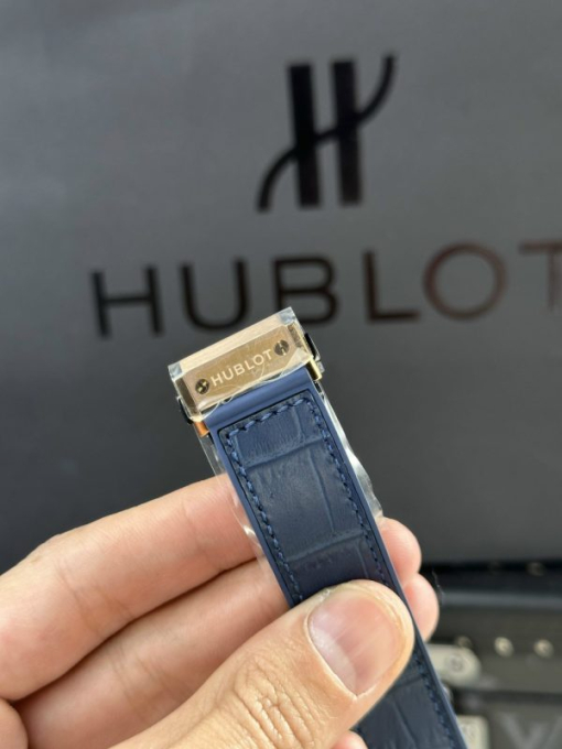 Custom Hublot Classic Fusion King Gold Blue Dial - Swiss Hublot19 - Image 8