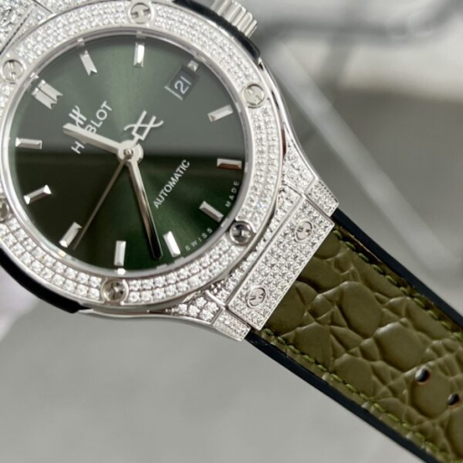 Custom Hublot Classic Fusion Green - Swiss Hublot21 - Image 2