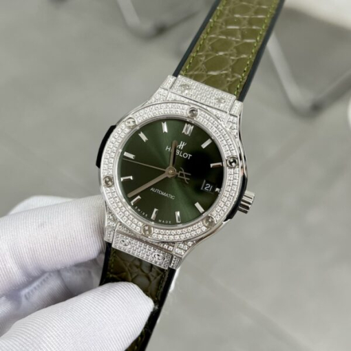 Custom Hublot Classic Fusion Green - Swiss Hublot21 - Image 3