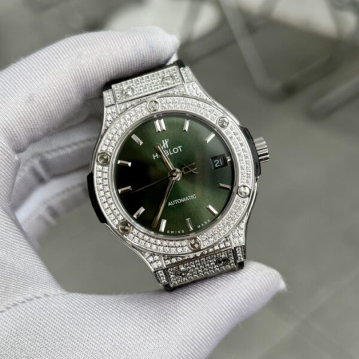 Custom Hublot Classic Fusion Green - Swiss Hublot21 - Image 4