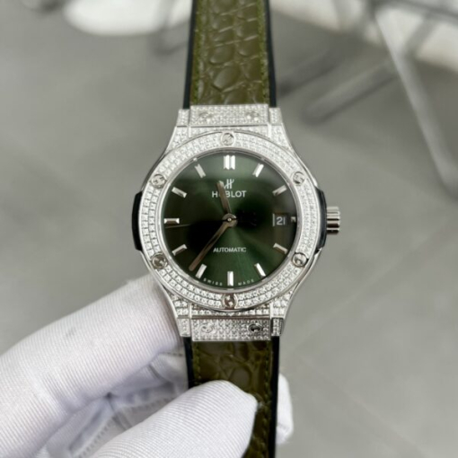 Custom Hublot Classic Fusion Green - Swiss Hublot21