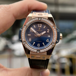 Custom Hublot Big Bang One Click Blue - Swiss Hublot54