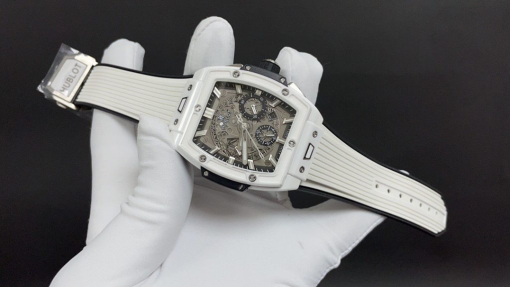 Custom Hublot Spirit Of Big Bang Ceramic White - Swiss Hublot21 - Image 3