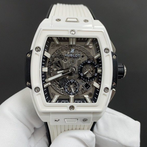 Custom Hublot Spirit Of Big Bang Ceramic White - Swiss Hublot21