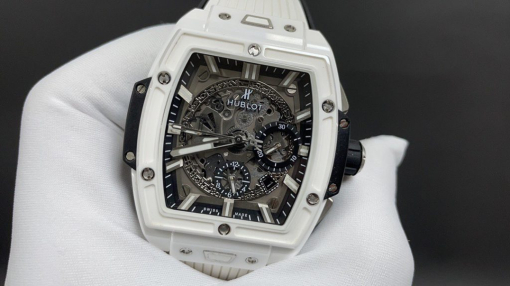 Custom Hublot Spirit Of Big Bang Ceramic White - Swiss Hublot21 - Image 2