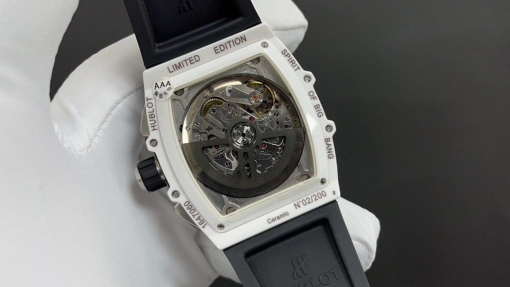 Custom Hublot Spirit Of Big Bang Ceramic White - Swiss Hublot21 - Image 4