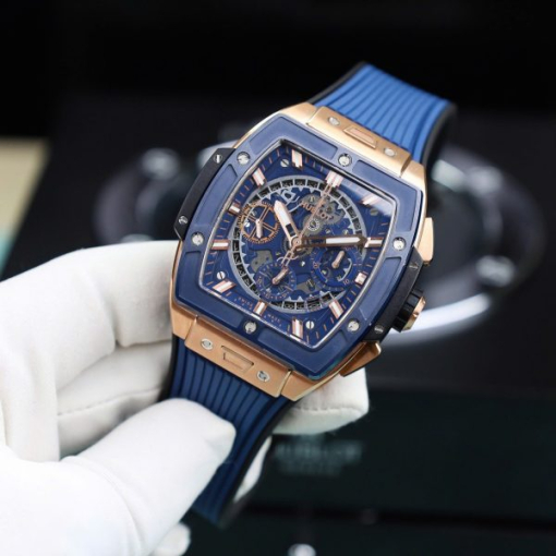 Custom Hublot Spirit Of Big Bang King Blue - Swiss Hublot8 - Image 3