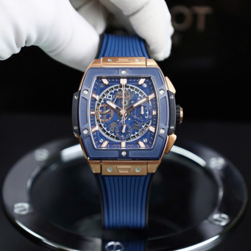 Custom Hublot Spirit Of Big Bang King Blue - Swiss Hublot8