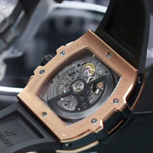 Custom Hublot Big Bang King Gold Blue - Swiss Hublot6 - Image 10