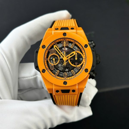 Custom Hublot Big Bang Unico Orange Ceramic - Swiss Hublot4