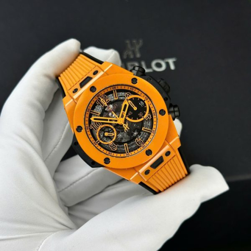 Custom Hublot Big Bang Unico Orange Ceramic - Swiss Hublot4 - Image 3