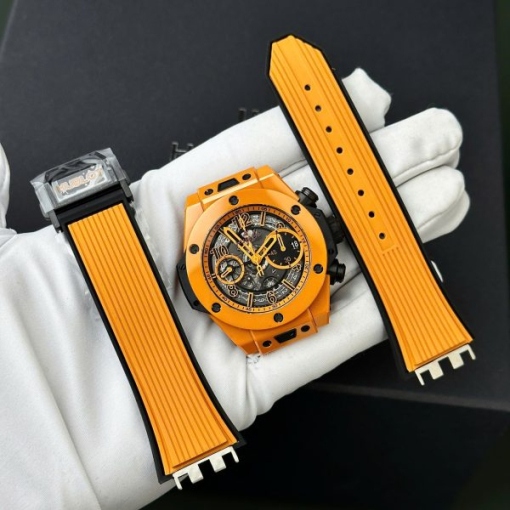 Custom Hublot Big Bang Unico Orange Ceramic - Swiss Hublot4 - Image 8