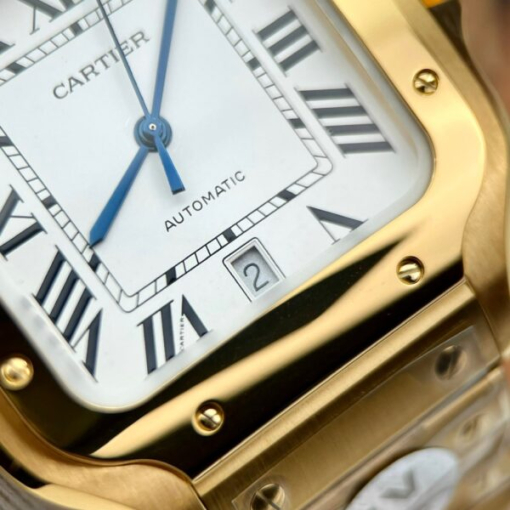 Custom Cartier Santos De Cartier WGSA0009 Gold - Swiss Cartier14 - Image 4