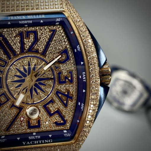 Custom Franck Muller V45 Blue - Swiss FM29 - Image 4