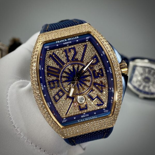 Custom Franck Muller V45 Blue - Swiss FM29