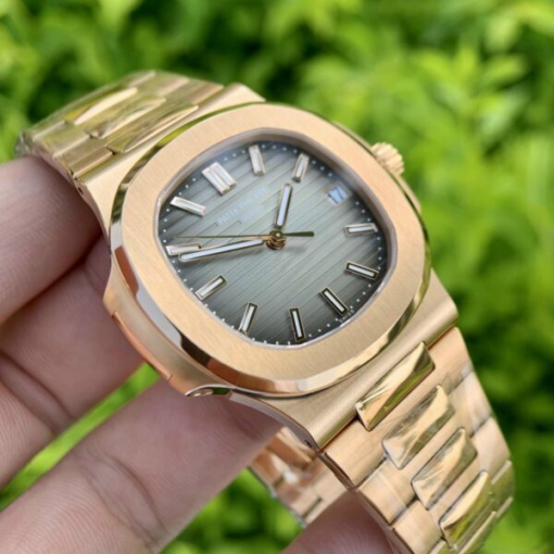 Custom Patek Philippe Nautilus 5711 Grey Gold - Swiss Patek34 - Image 4