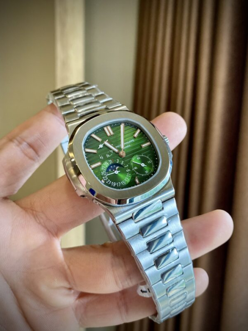 Custom Patek Philippe Nautilus 5712 Green Dial - Swiss Patek44 - Image 5